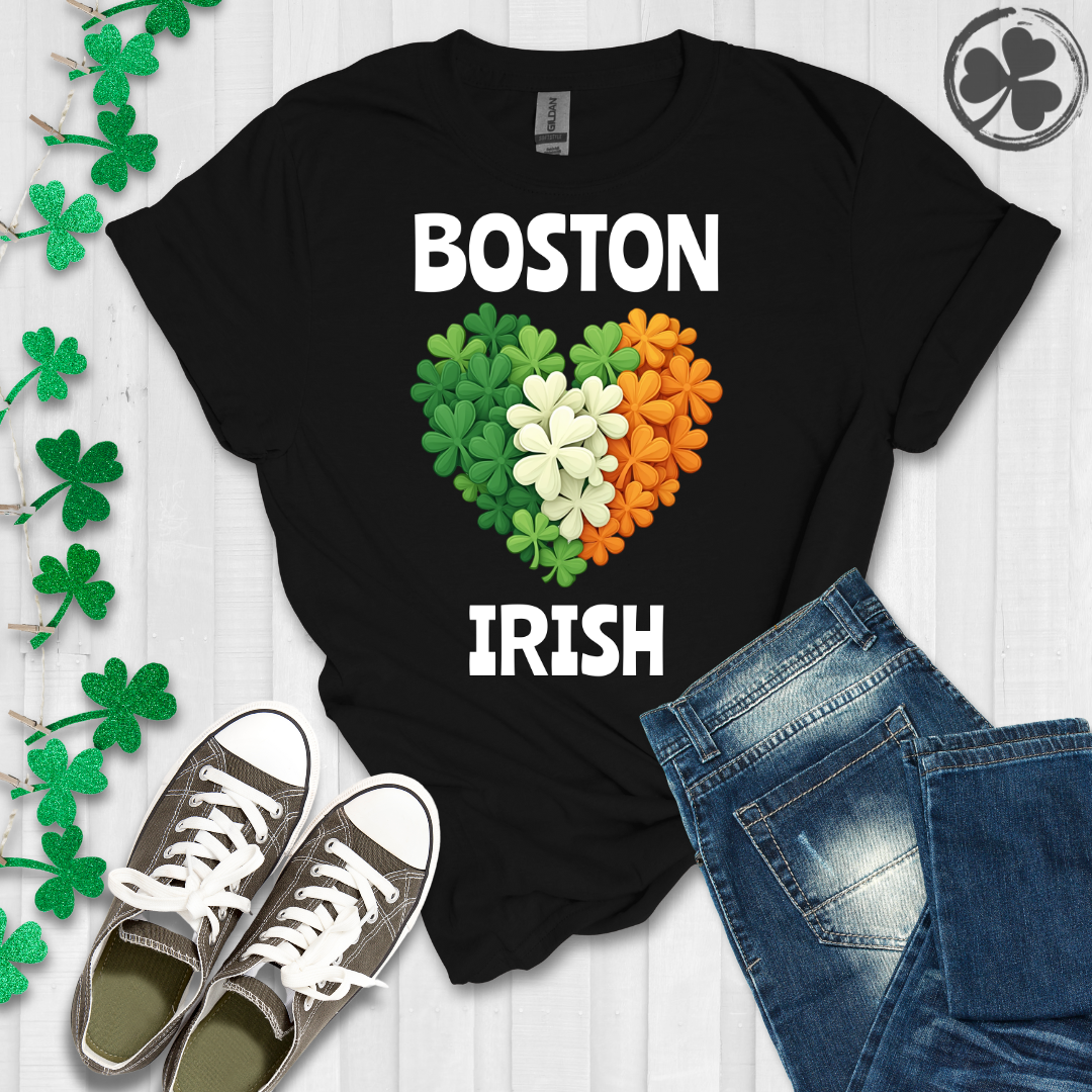 Boston Irish Heart T-Shirt