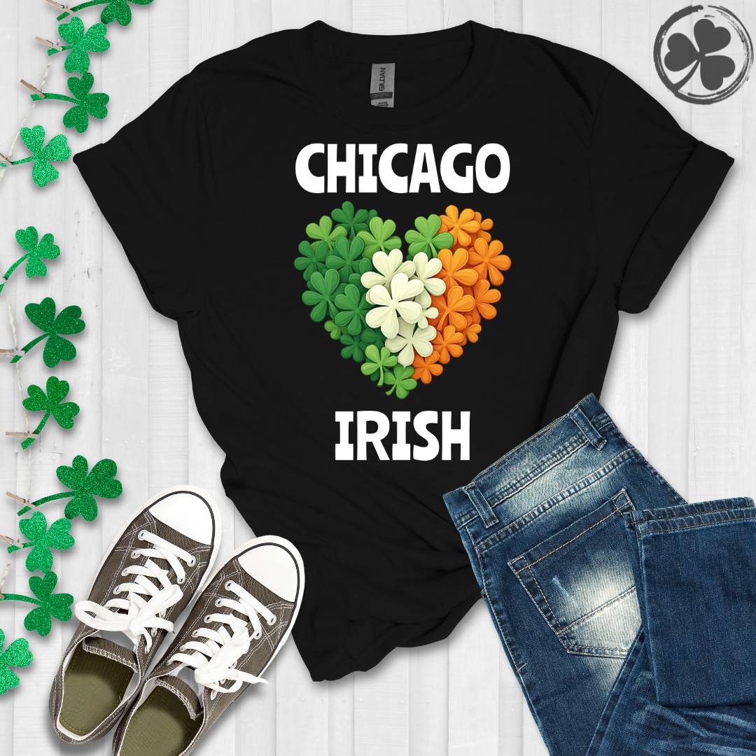 Chicago Irish Heart T-Shirt