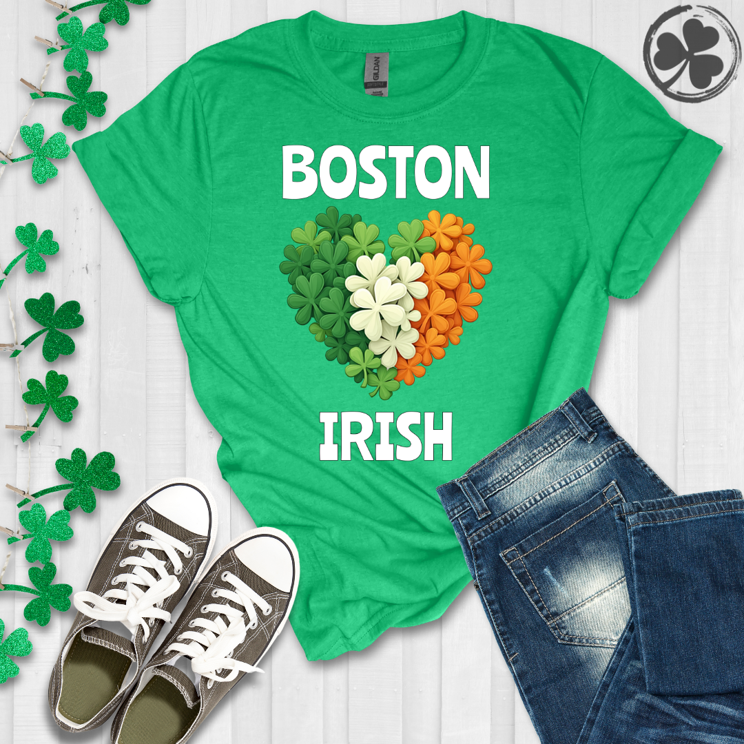 Boston Irish Heart T-Shirt