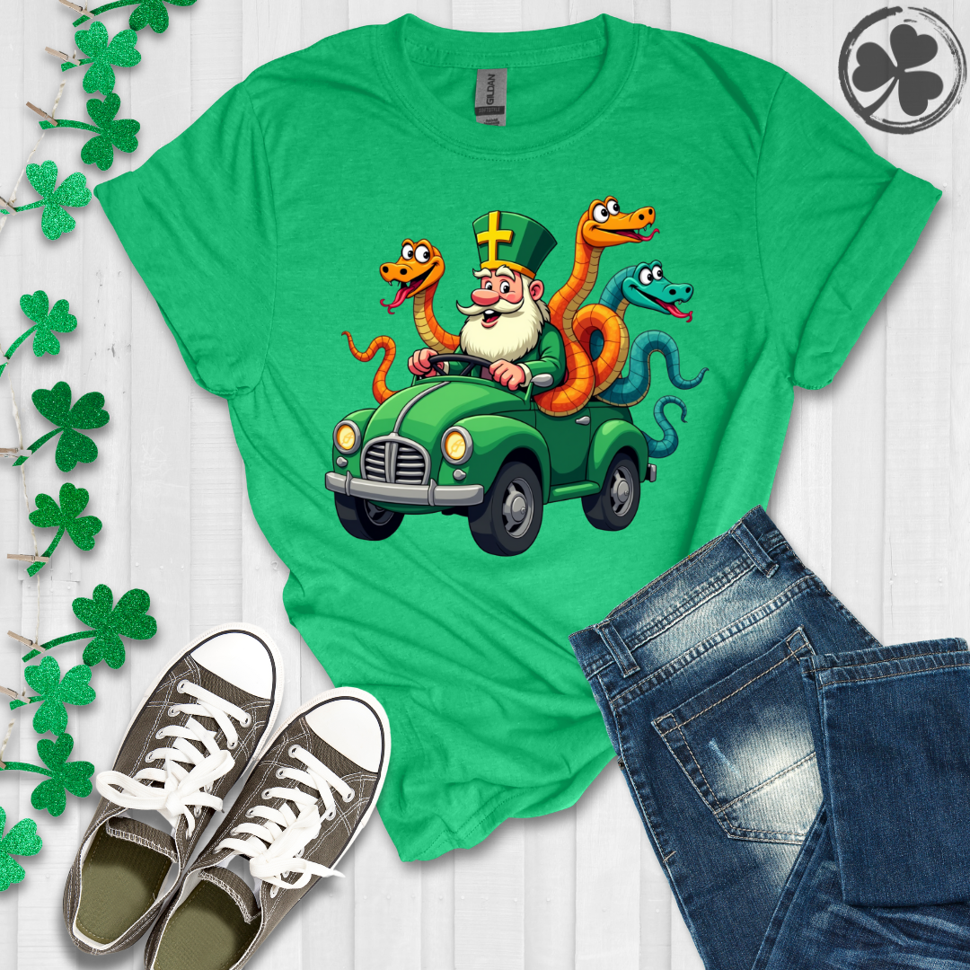 St. Patrick Driving the Snakes Out T-Shirt