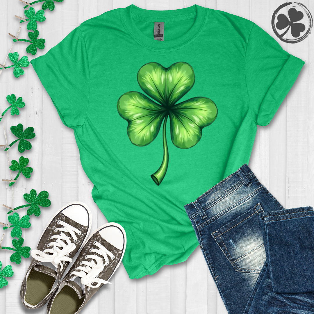 Bright Green Shamrock T-Shirt