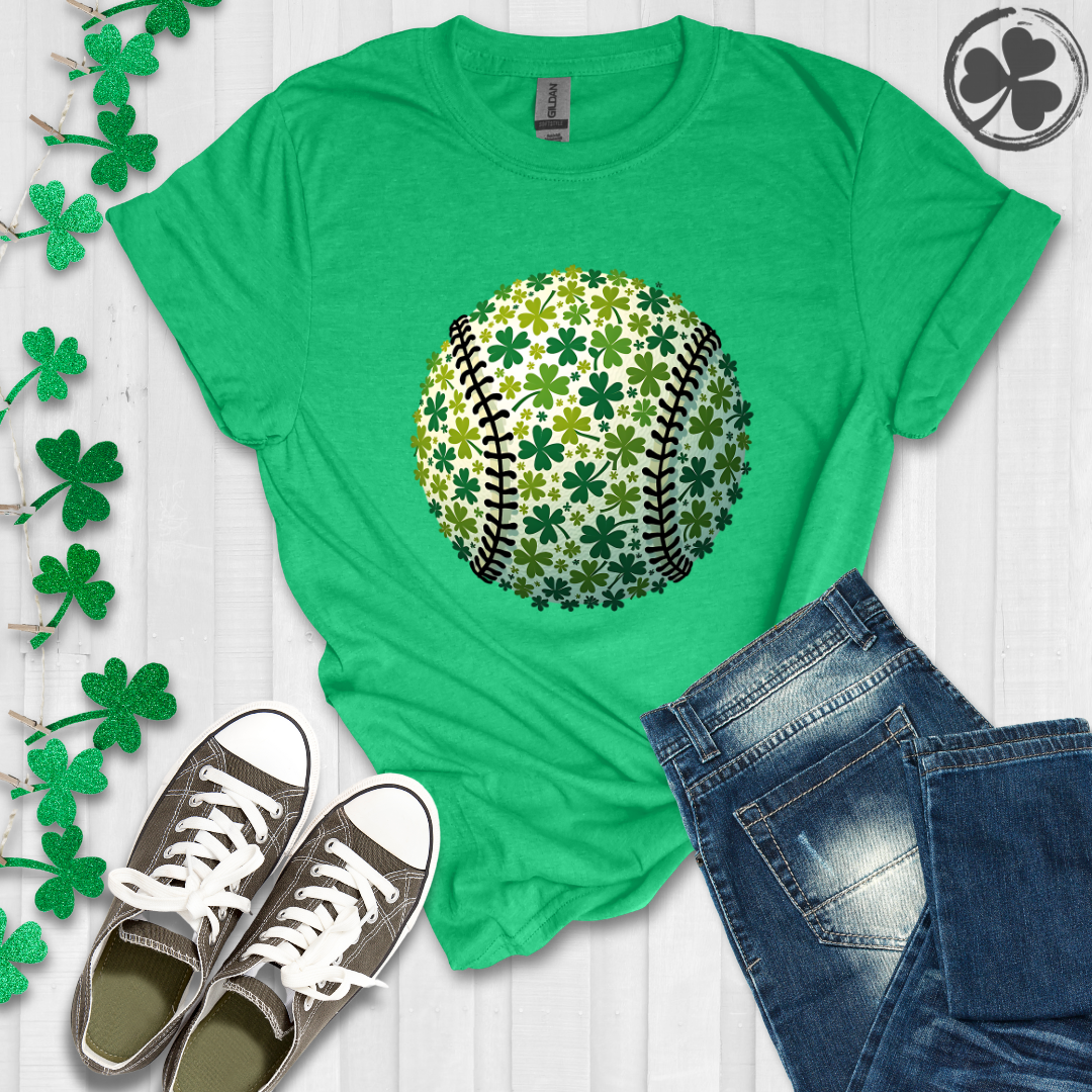 Irish Shamrock Baseball T-Shirt