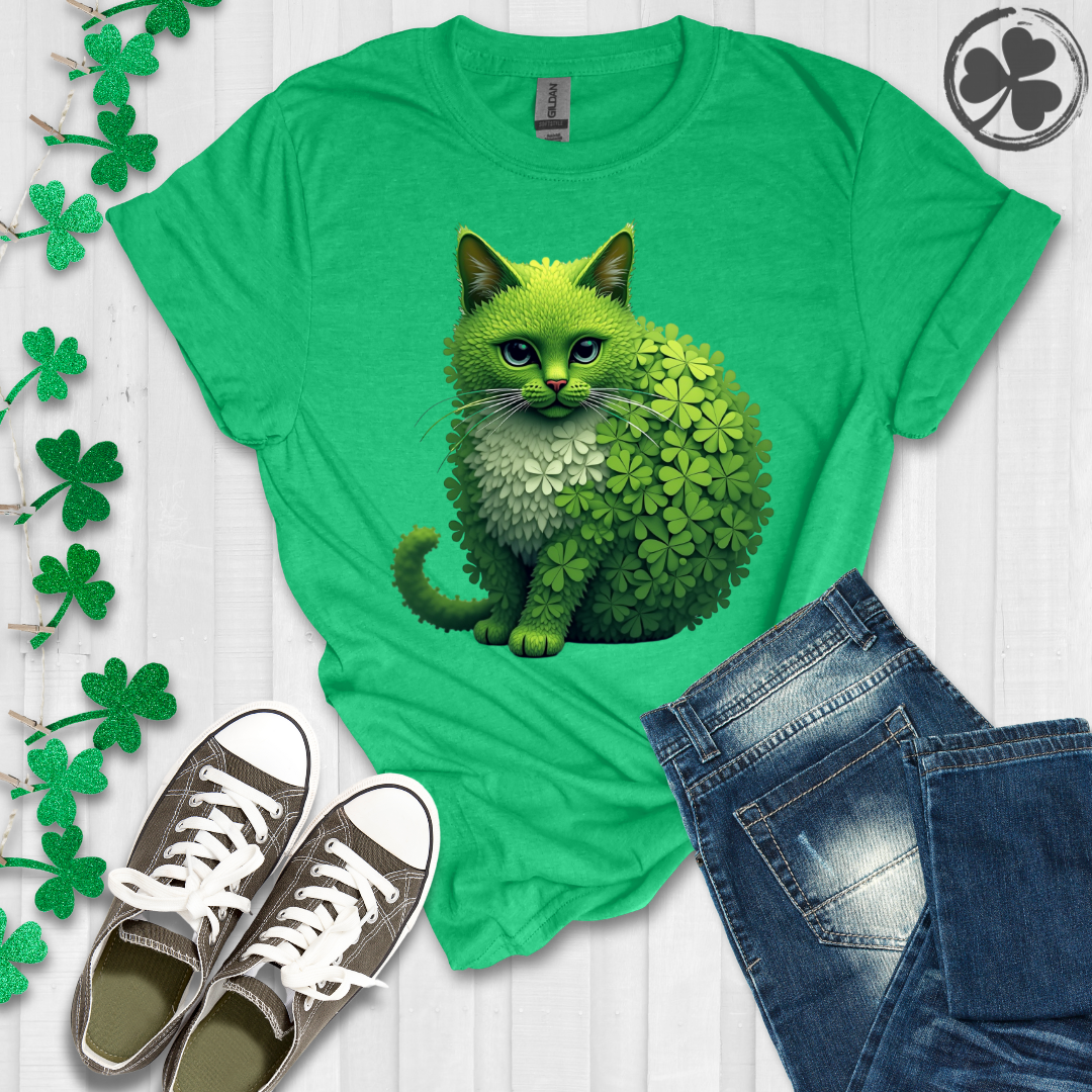 Shamrock Chubby Cat T-Shirt