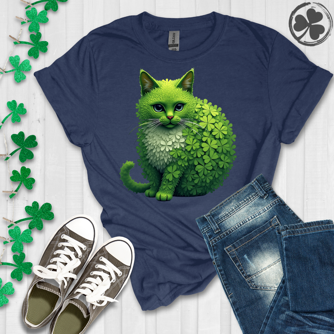Shamrock Chubby Cat T-Shirt
