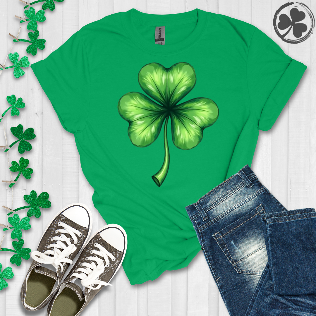 Bright Green Shamrock T-Shirt