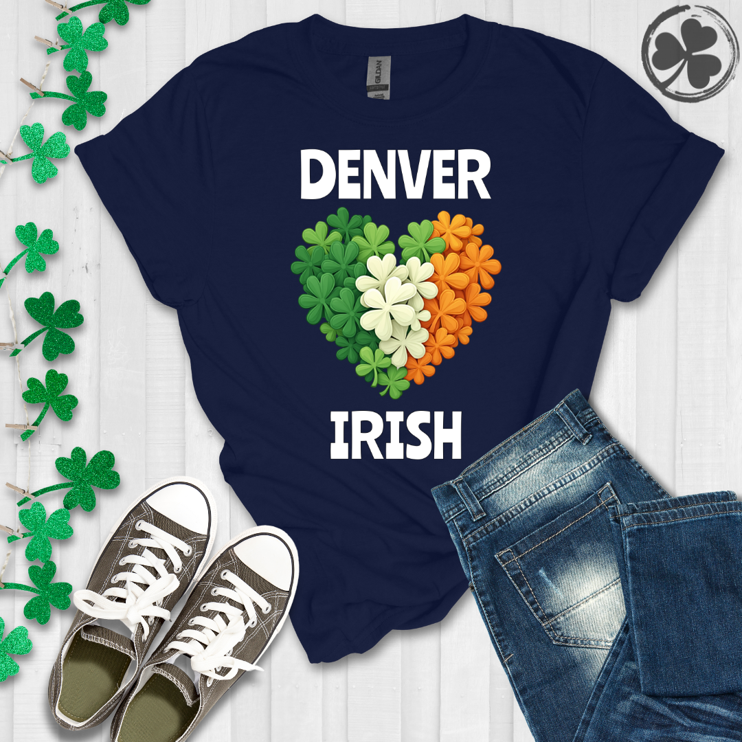 Denver Irish Heart T-Shirt