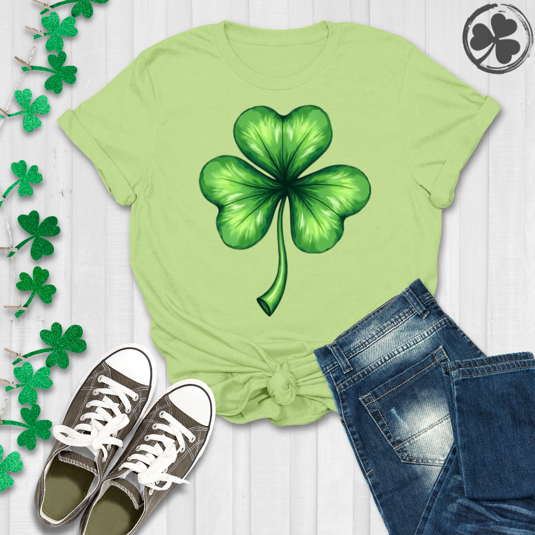 Bright Green Shamrock T-Shirt