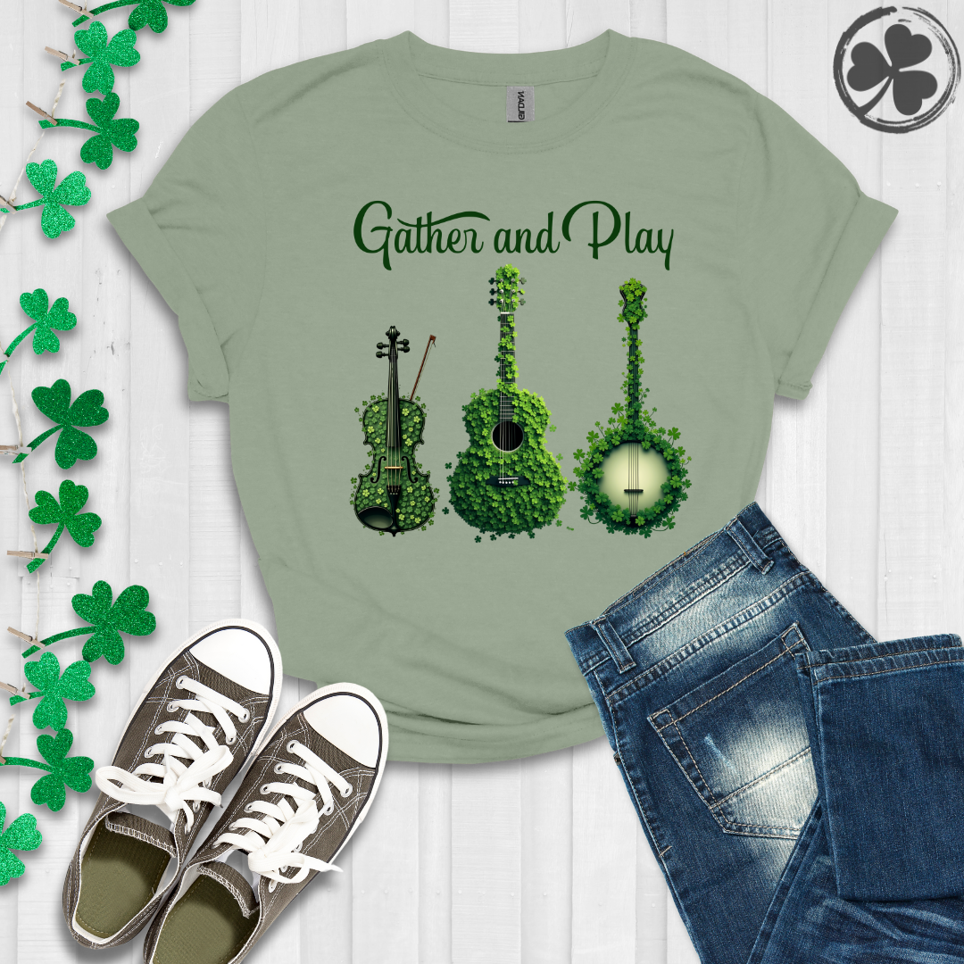 Gather and Play - Banjo etc. T-Shirt