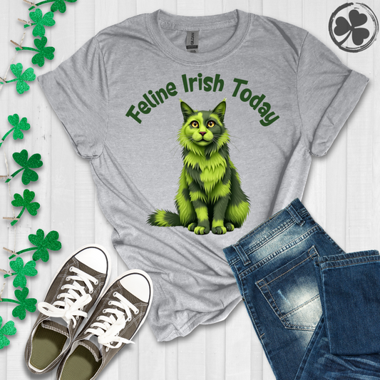 Feline Irish Today T-Shirt