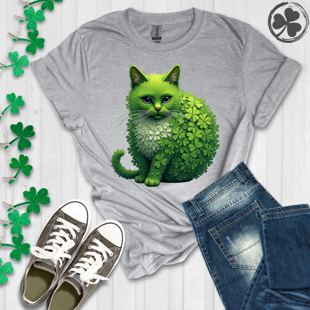Shamrock Chubby Cat T-Shirt