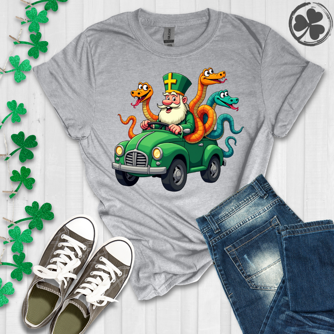 St. Patrick Driving the Snakes Out T-Shirt