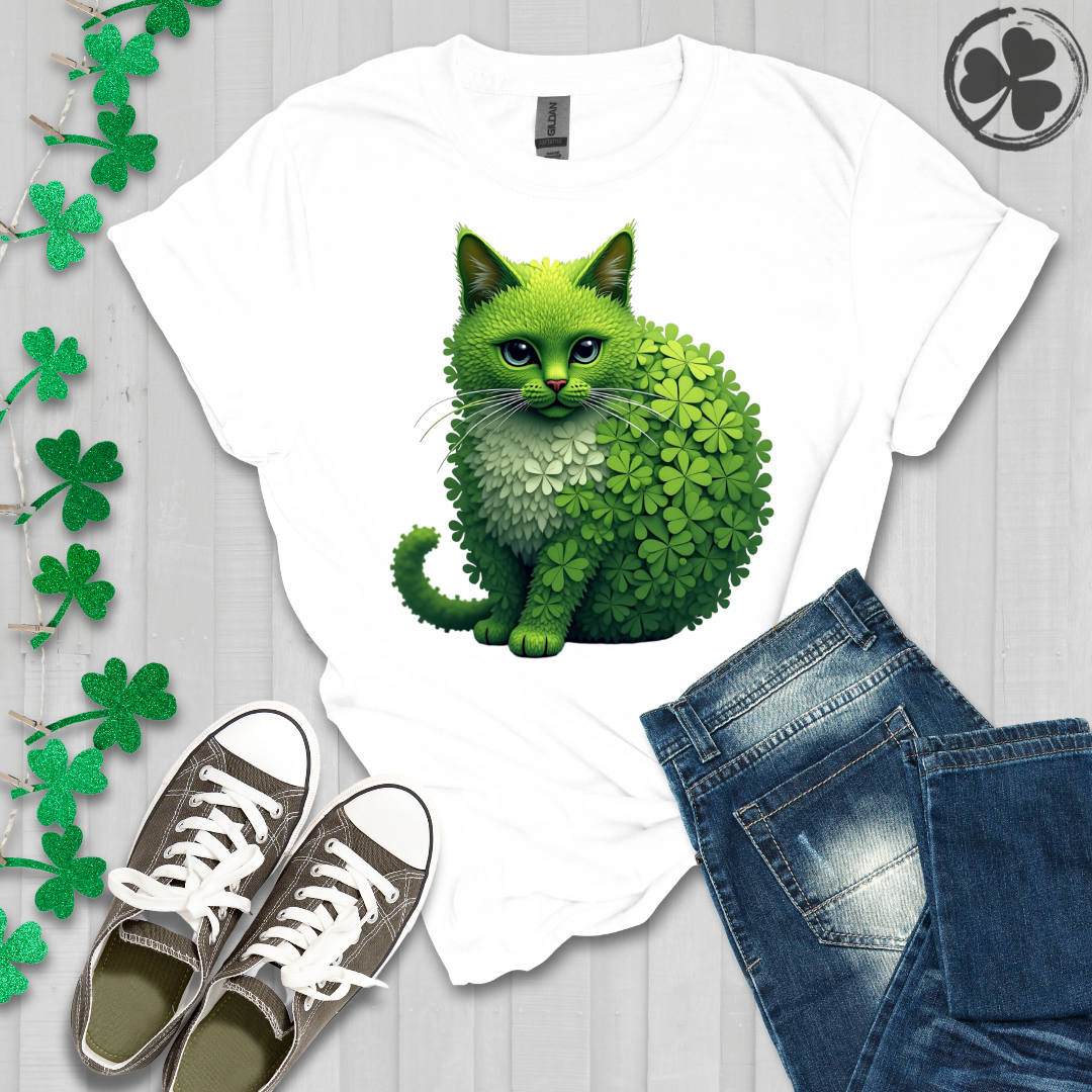 Shamrock Chubby Cat T-Shirt