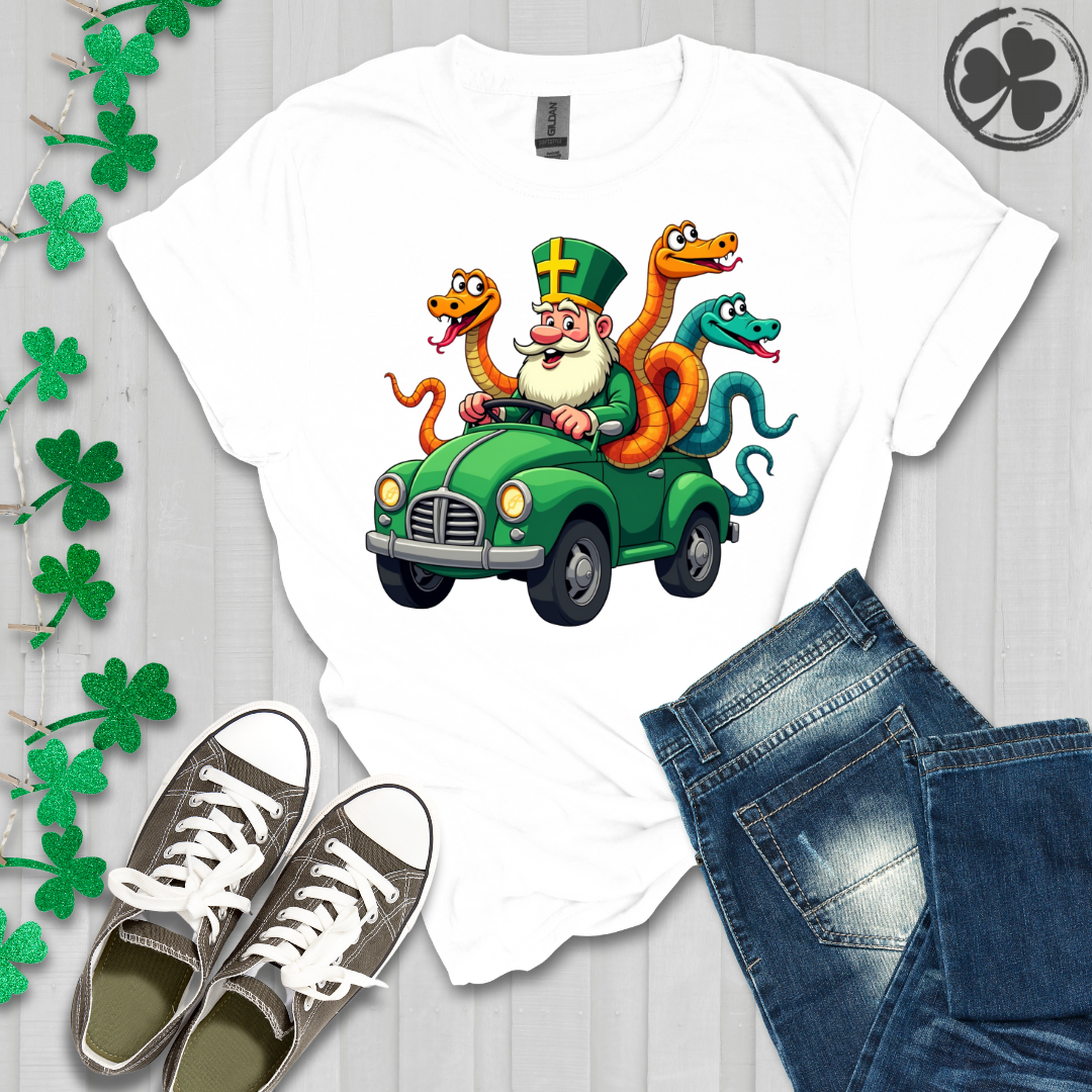 St. Patrick Driving the Snakes Out T-Shirt