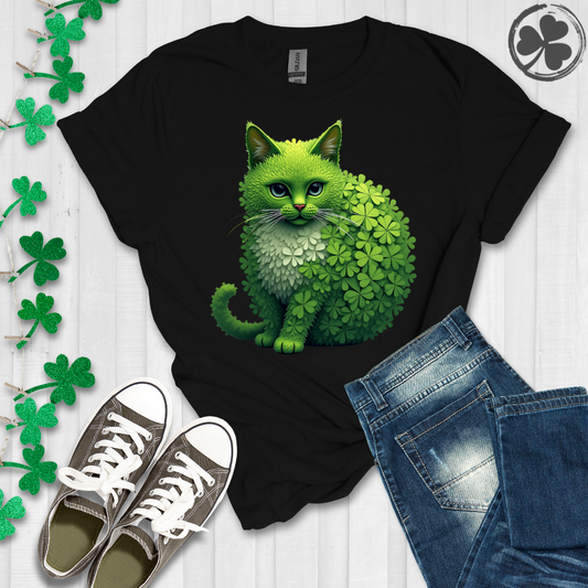 Shamrock Chubby Cat T-Shirt