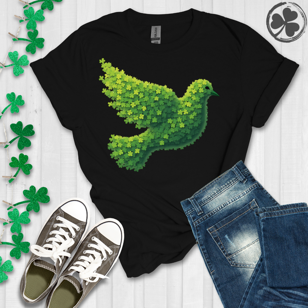 Shamrock Clover Dove T-Shirt
