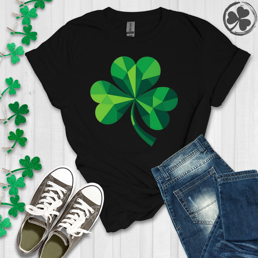 St. Patrick's Day Geometric Shamrock T-Shirt