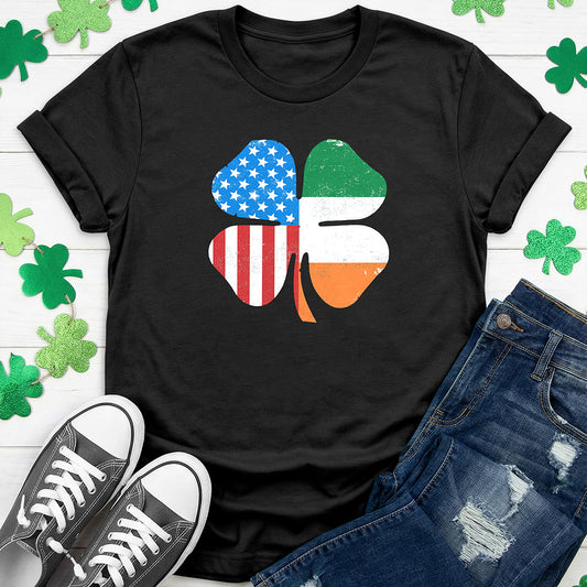Irish American Clover T-Shirt