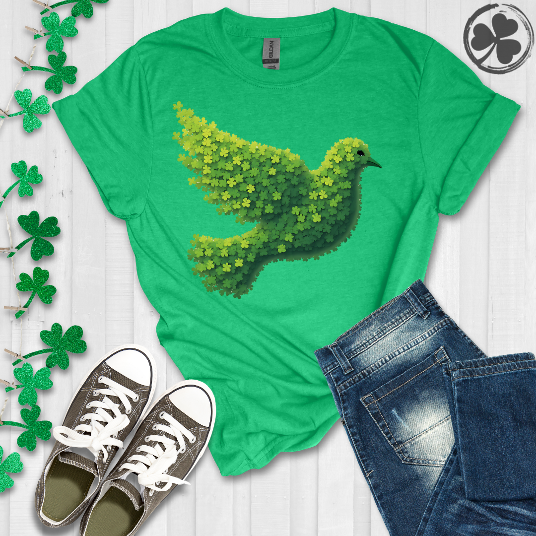 Shamrock Clover Dove T-Shirt
