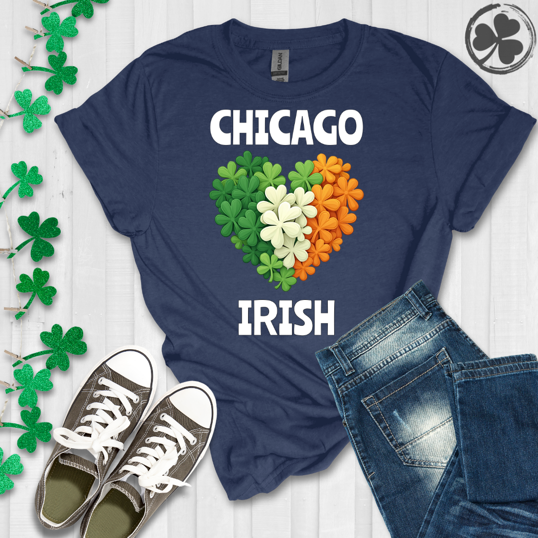 Chicago Irish Heart T-Shirt