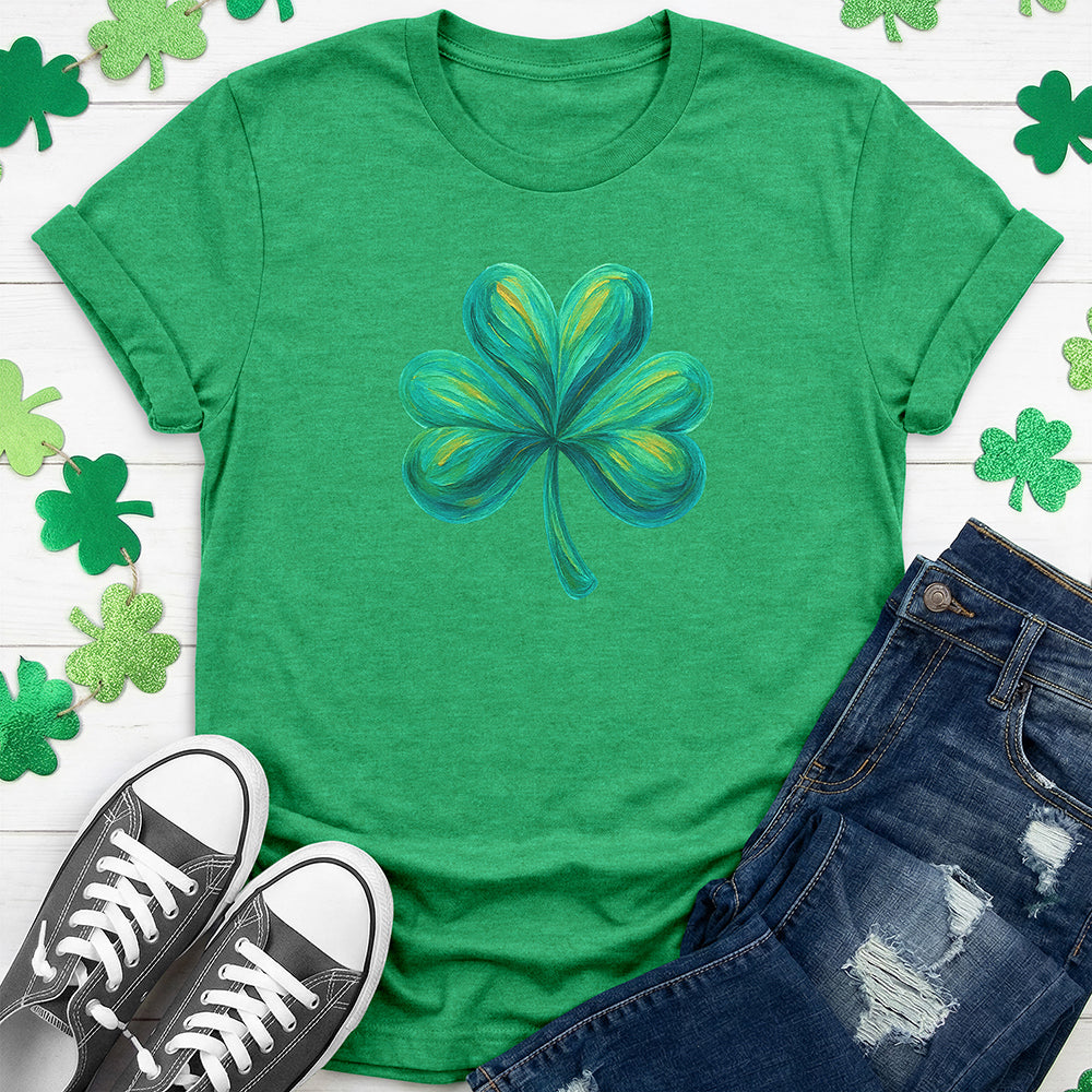 Watercolor Shamrock T-Shirt