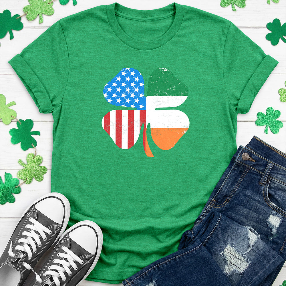 Irish American Clover T-Shirt