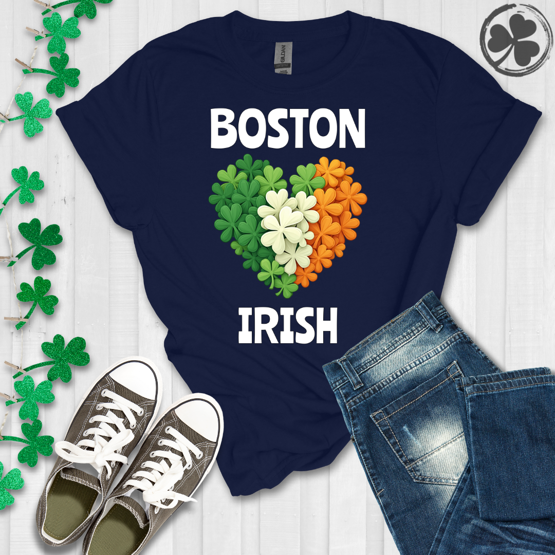 Boston Irish Heart T-Shirt