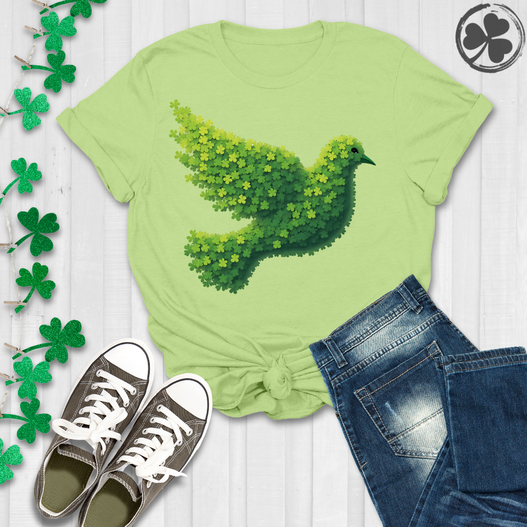 Shamrock Clover Dove T-Shirt