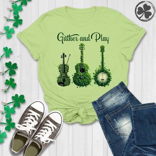 Gather and Play - Banjo etc. T-Shirt