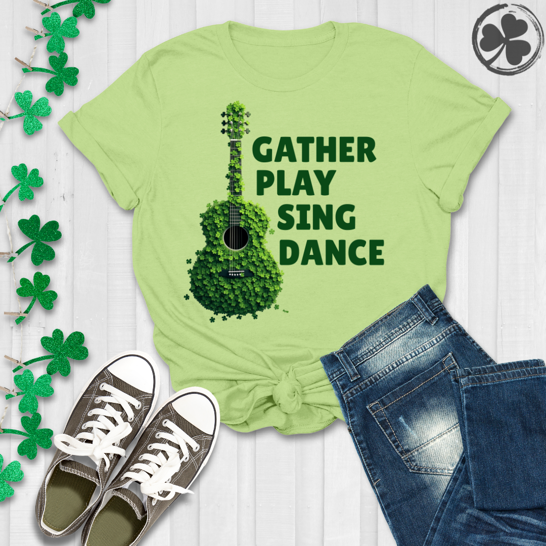Shamrock Guitar T-Shirt