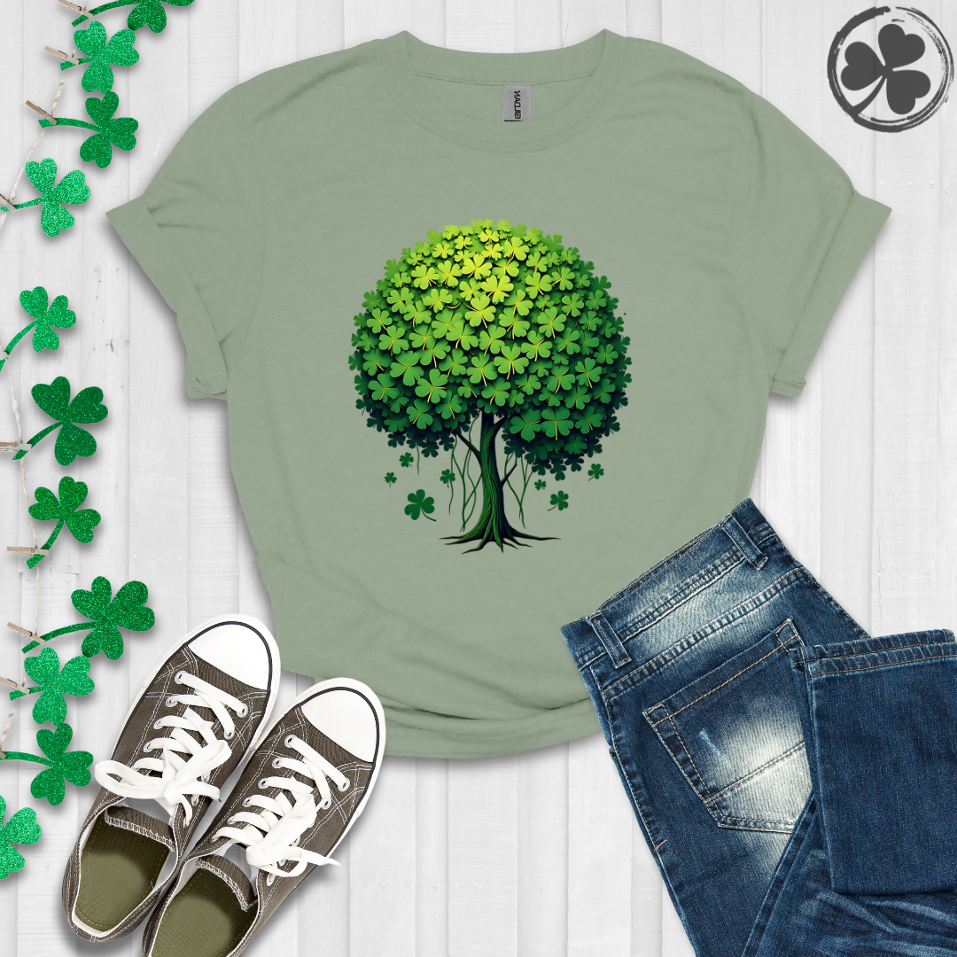 Shamrock Irish Tree T-Shirt