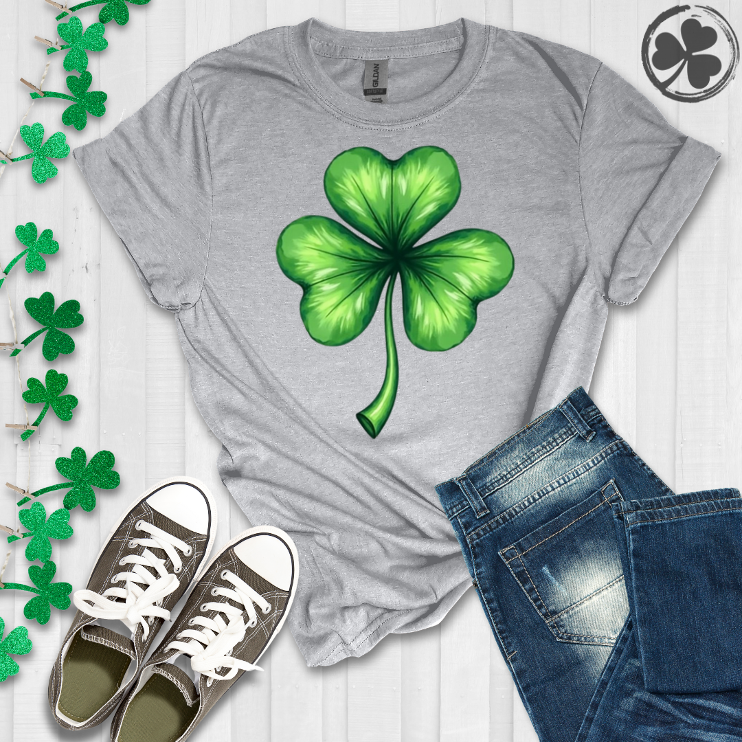Bright Green Shamrock T-Shirt