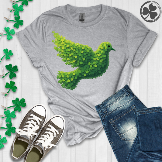 Shamrock Clover Dove T-Shirt