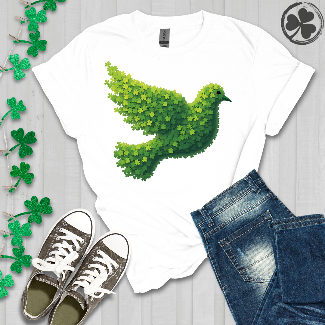 Shamrock Clover Dove T-Shirt